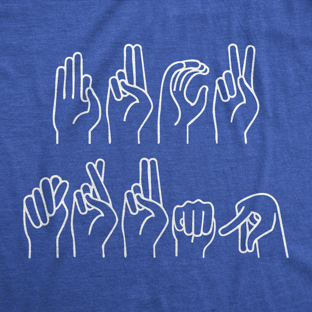 Fuck Trump Sign Language Men's T Shirt