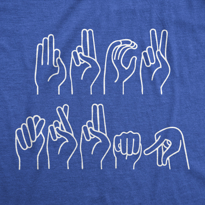 Fuck Trump Sign Language Men's T Shirt