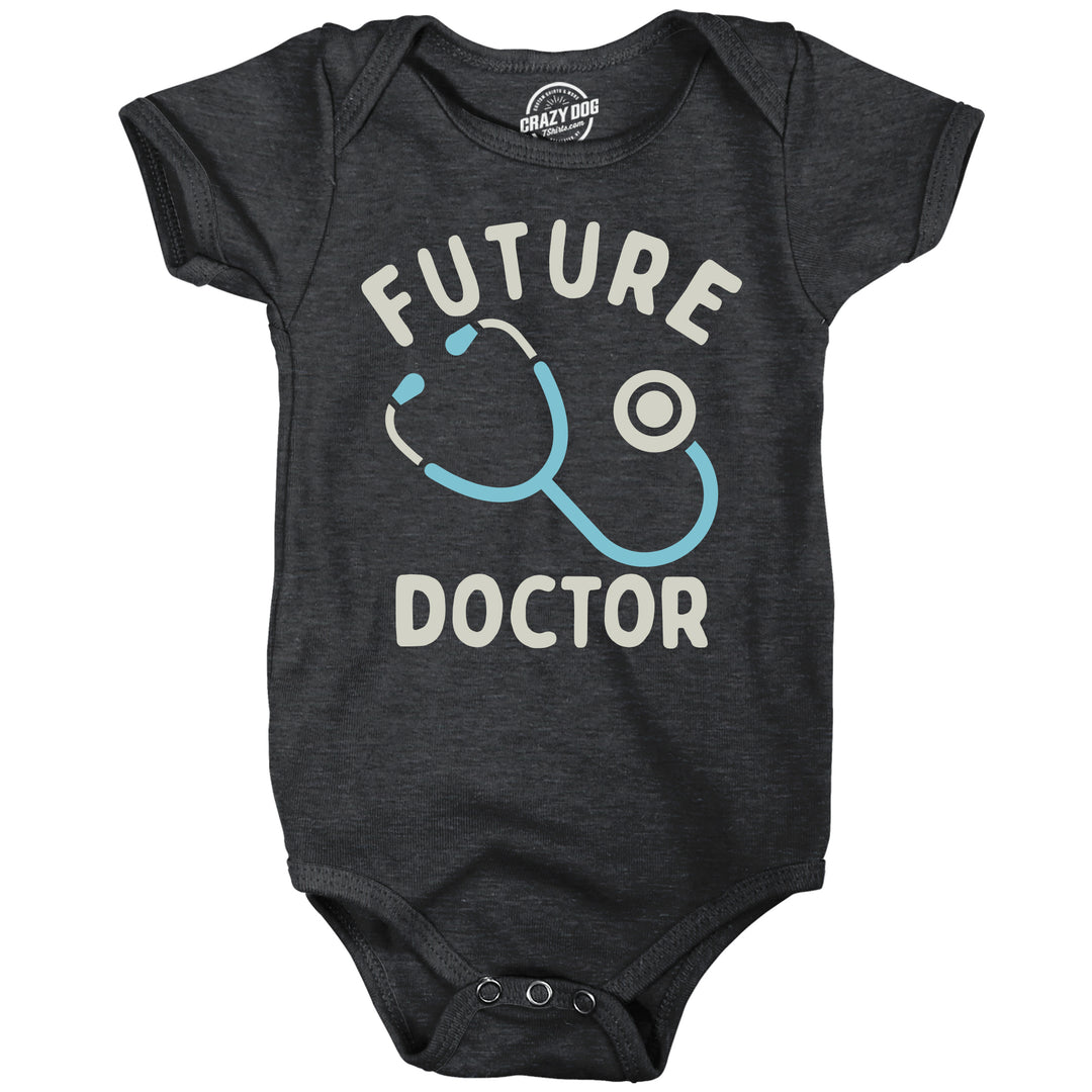 Funny Heather Black - Future Doctor Future Doctor Onesie Nerdy sarcastic Tee