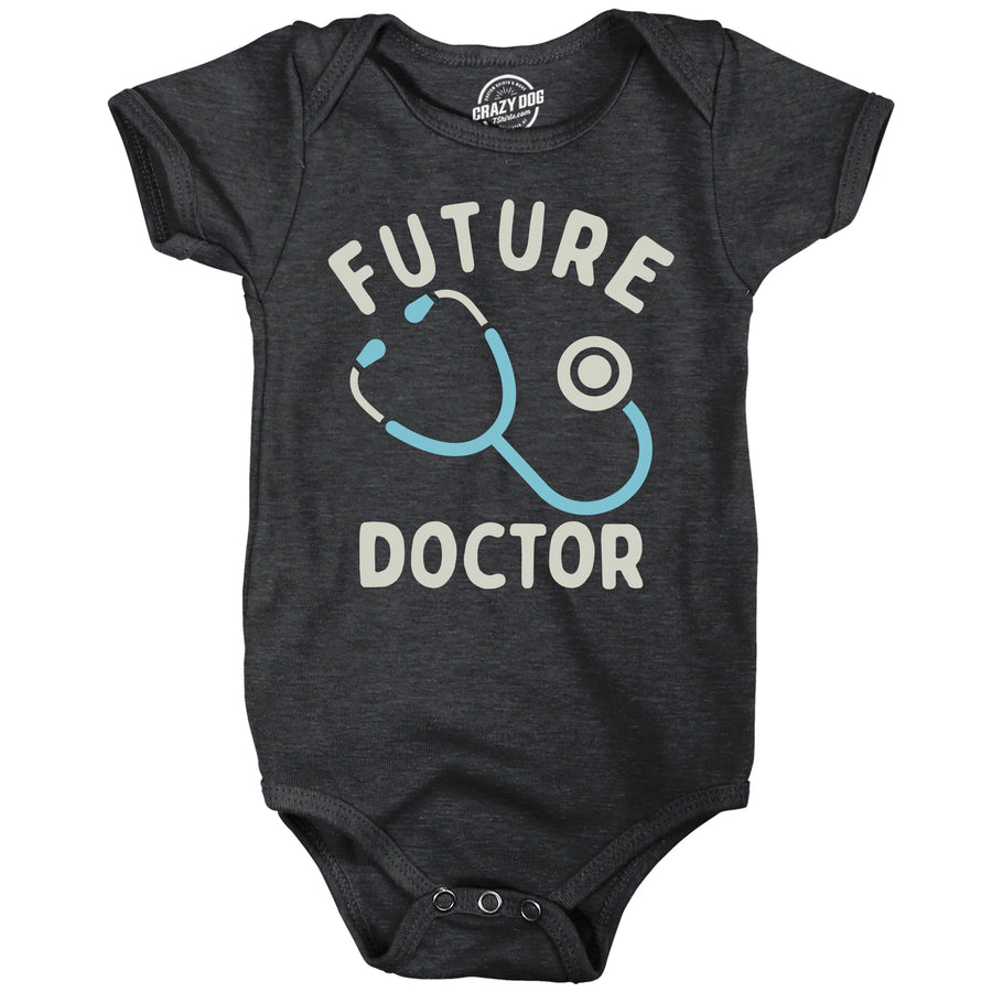Funny Heather Black - Future Doctor Future Doctor Onesie Nerdy sarcastic Tee