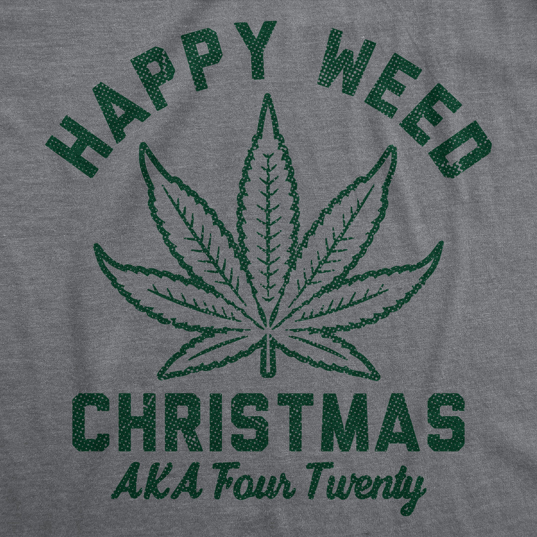 Happy Weed Christmas Men's T Shirt