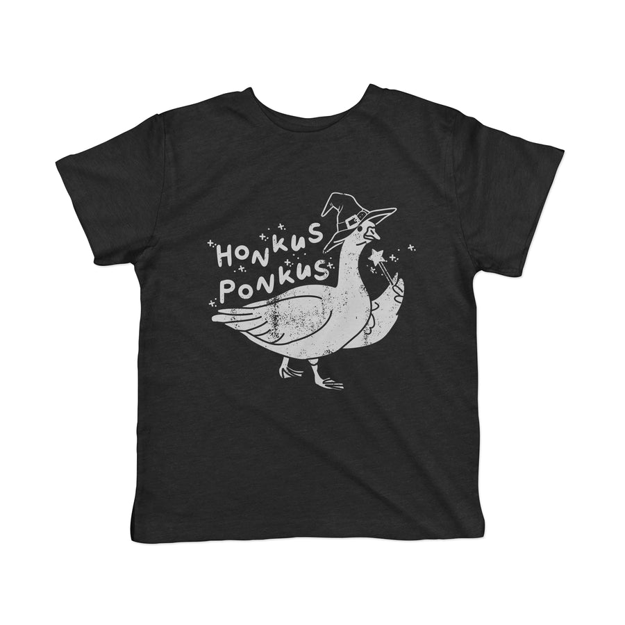 Funny Black Honkus Ponkus Toddler T Shirt Nerdy Halloween Animal Tee