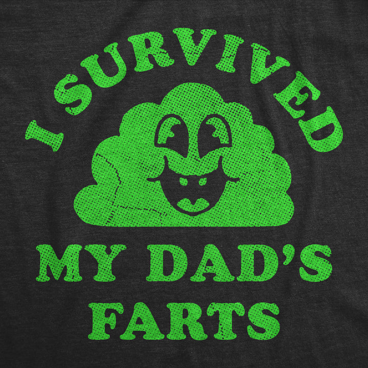 I Survived My Dads Farts Youth T Shirt