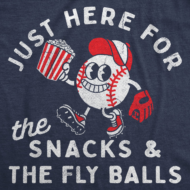 Just Here For The Snacks And The Fly Balls Men's T Shirt