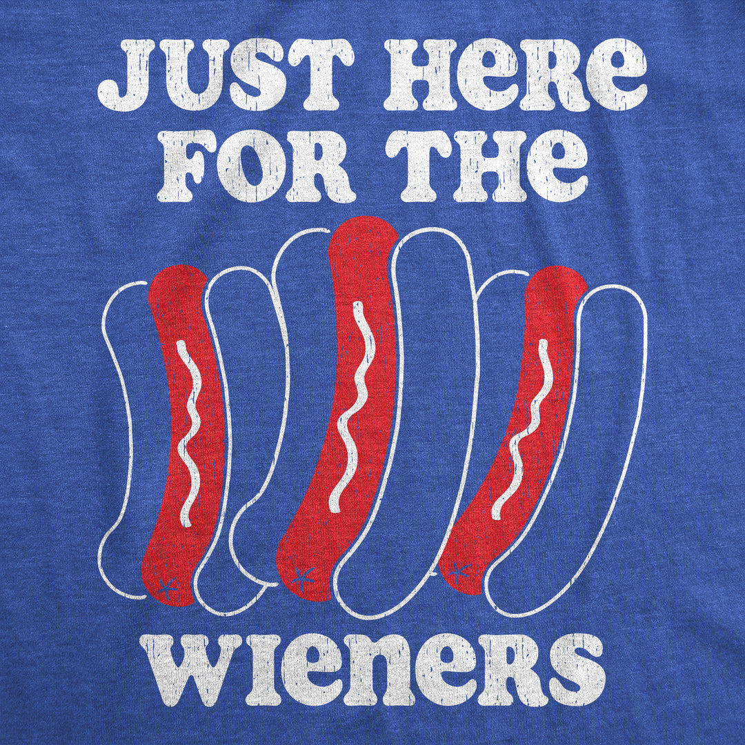 Just Here For The Wieners Men's T Shirt