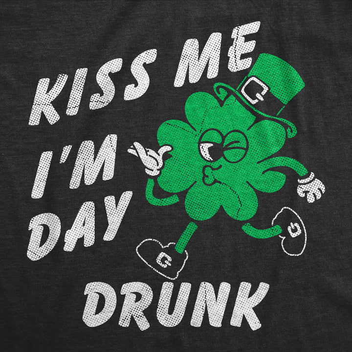 Kiss Me Im Day Drunk Men's T Shirt