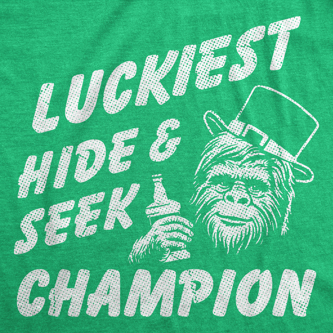 Luckiest Hide And Seek Champion Men's T Shirt