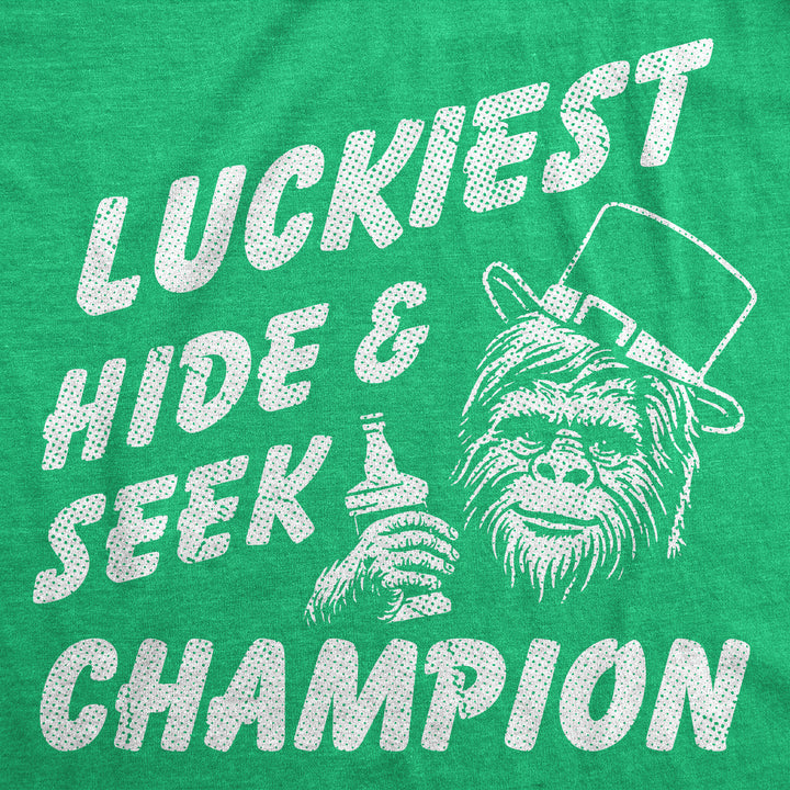 Luckiest Hide And Seek Champion Men's T Shirt