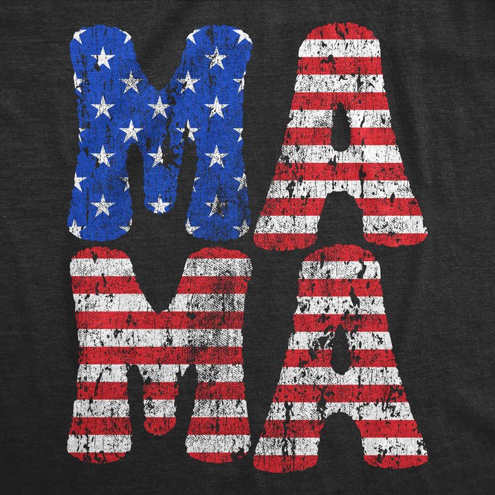 Mama Stars And Stripes Women's T Shirt