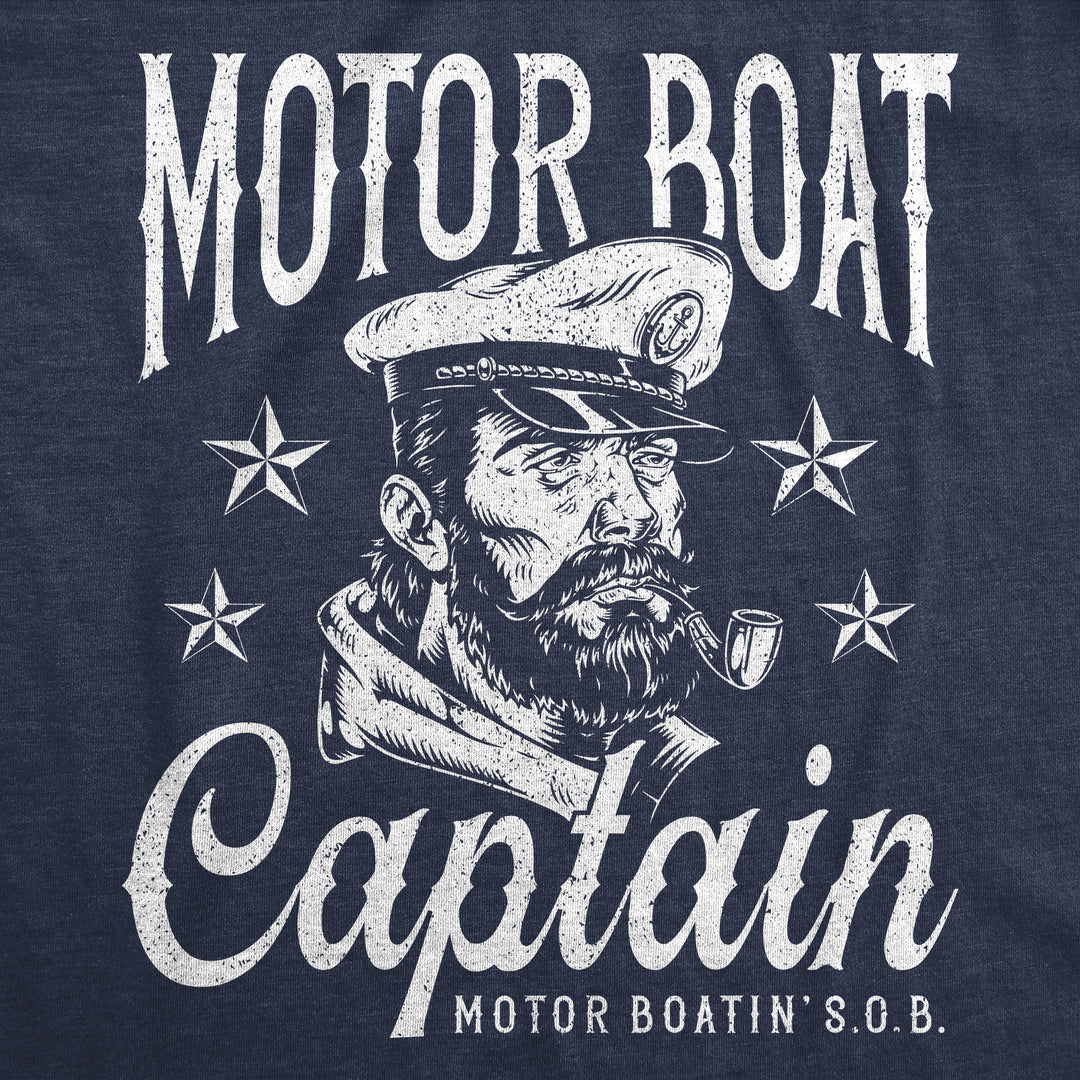 Motor Boat Captain Men's T Shirt