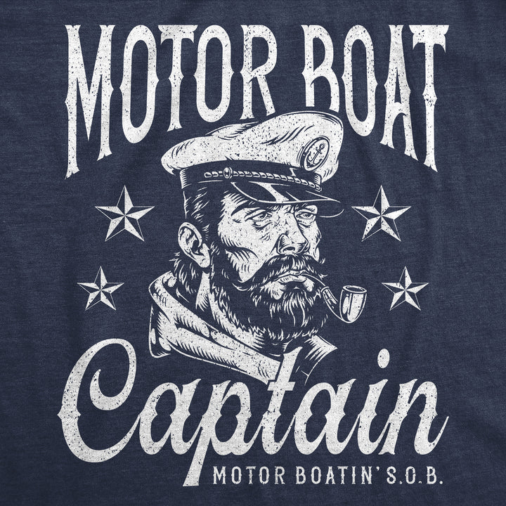 Motor Boat Captain Men's T Shirt