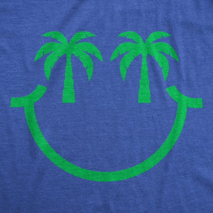 Palm Tree Eyes Smile Women's T Shirt