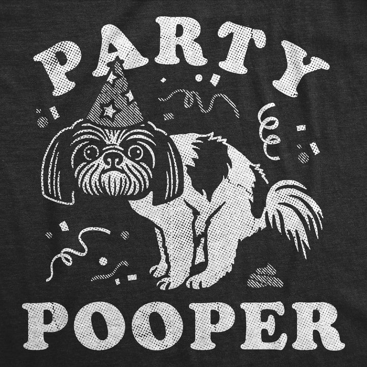 Party Pooper Dog Men's T Shirt
