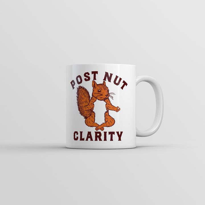 Funny White Post Nut Clarity Coffee Mug Nerdy animal Sarcastic Tee