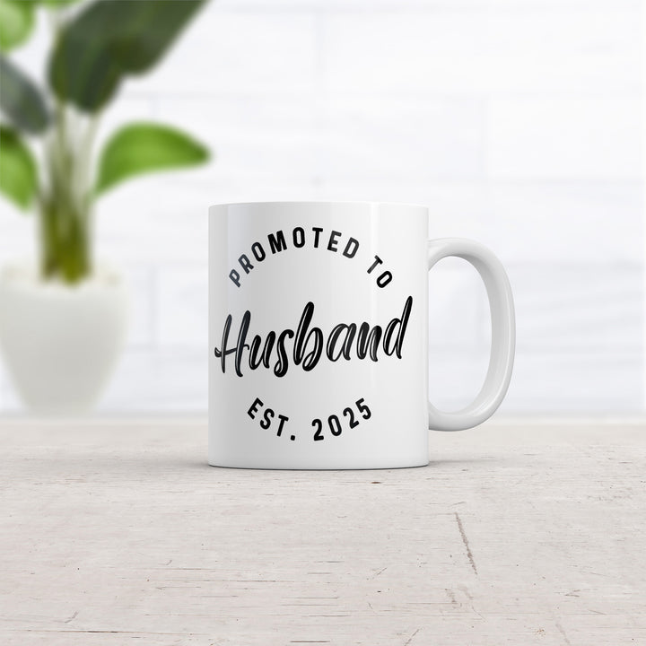 Promoted To Husband 2025 Mug