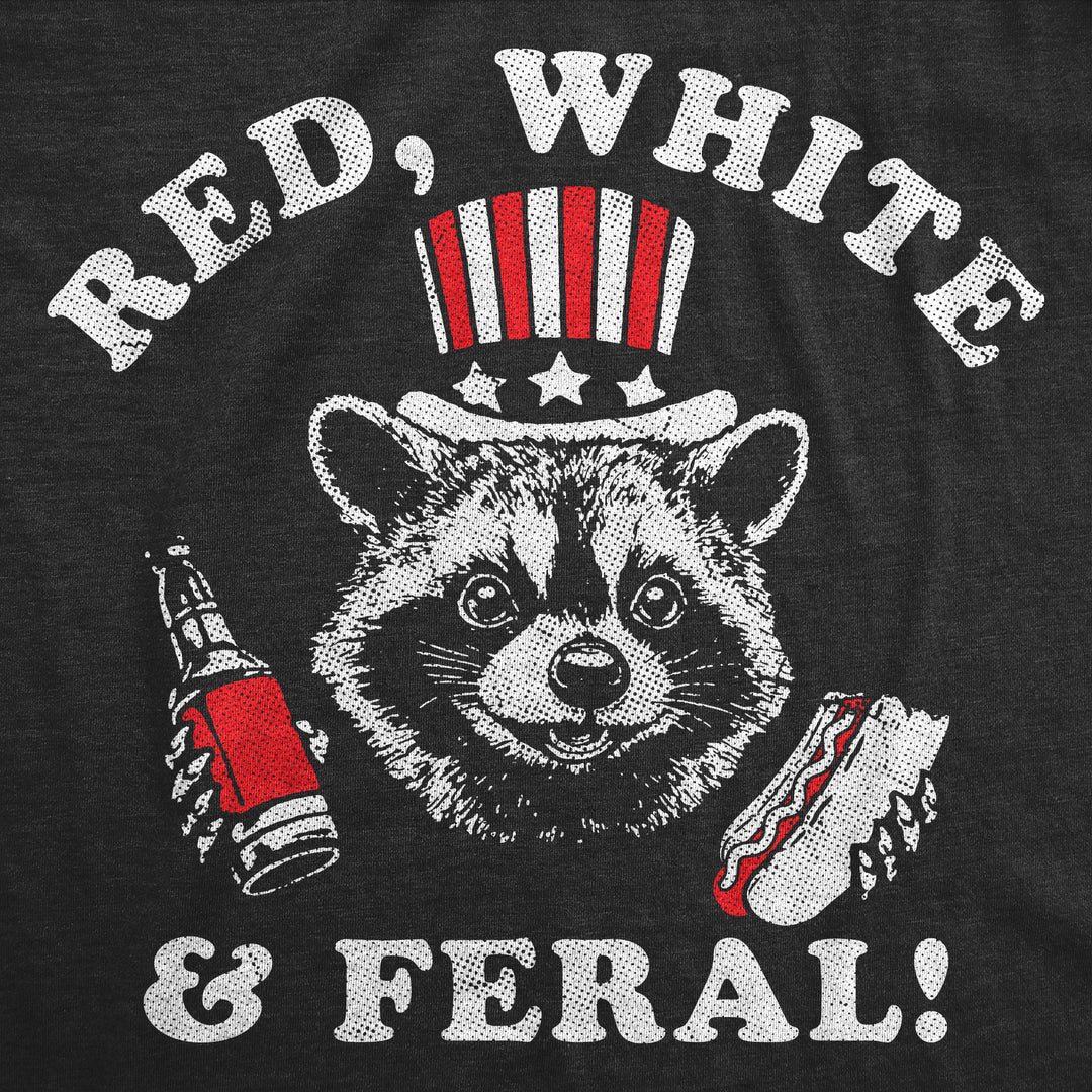 Red White And Feral Men's T Shirt