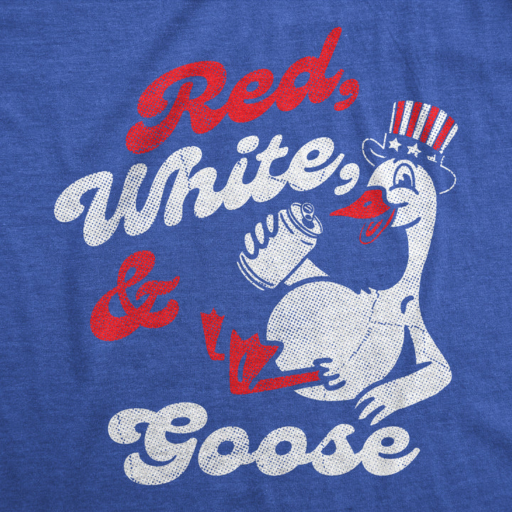 Red White And Goose Men's T Shirt