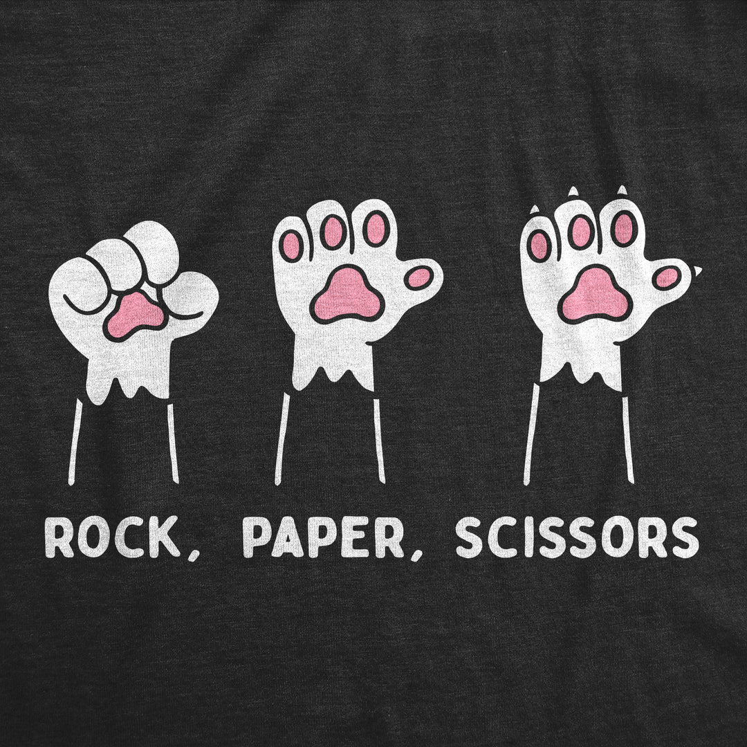 Rock Paper Scissors Cat Paws Women's T Shirt