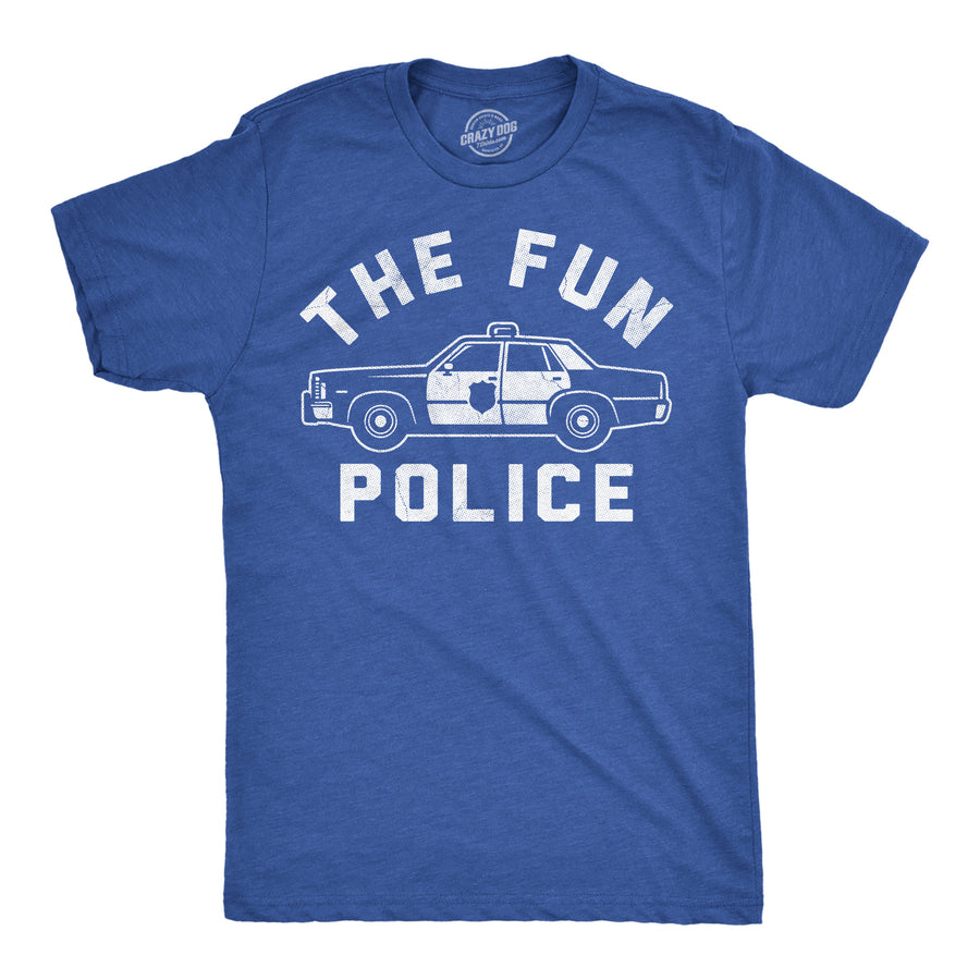 Funny Heather Royal - Fun Police The Fun Police Mens T Shirt Nerdy sarcastic Tee