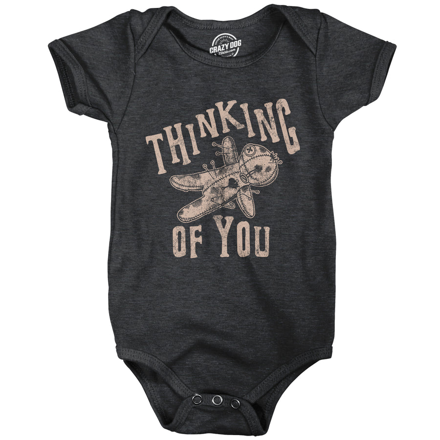 Funny Heather Black - Thinking Of You Thinking Of You Onesie Nerdy Halloween Tee