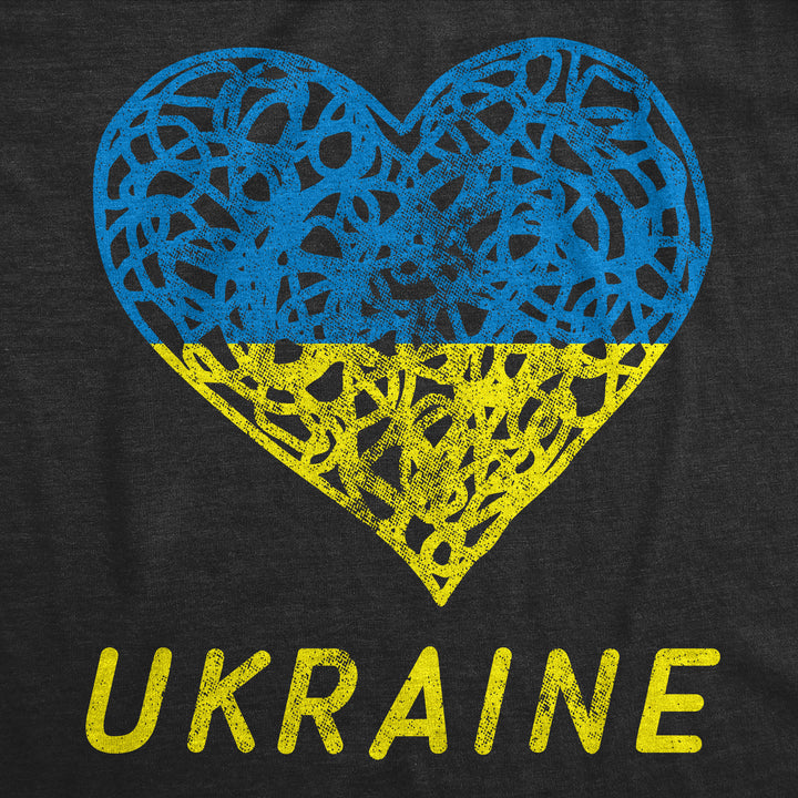 Ukraine Heart Women's T Shirt