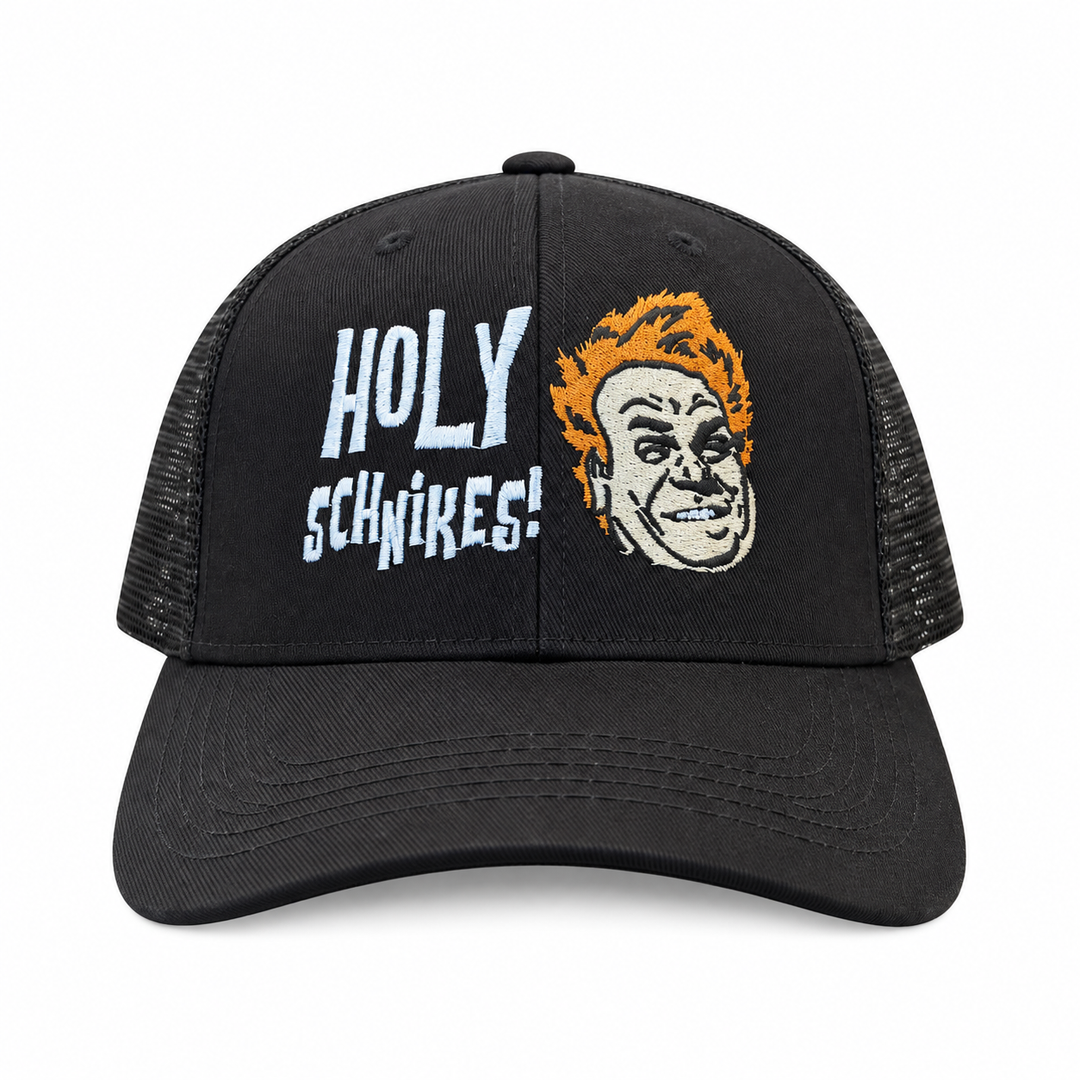 Funny Trucker Black - Holy Schnikes Holy Schnikes Nerdy TV & Movies Tee