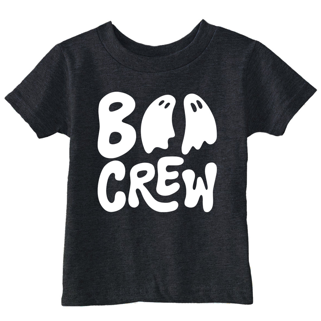 Funny Heather Black - Boo Crew Boo Crew Toddler T Shirt Nerdy Halloween Tee