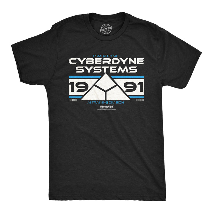 Funny Heather Black - Cyberdyne Systems 1991 Property Of Cyberdyne Systems 1991 Mens T Shirt Nerdy TV & Movies Tee