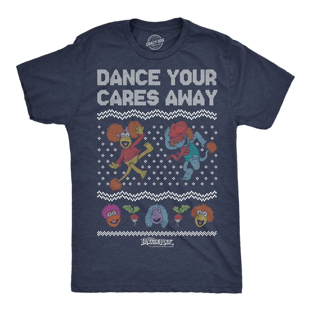 Funny Heather Navy - Dance Cares Away Dance Your Cares Away Mens T Shirt Nerdy Tv & Movies Tee