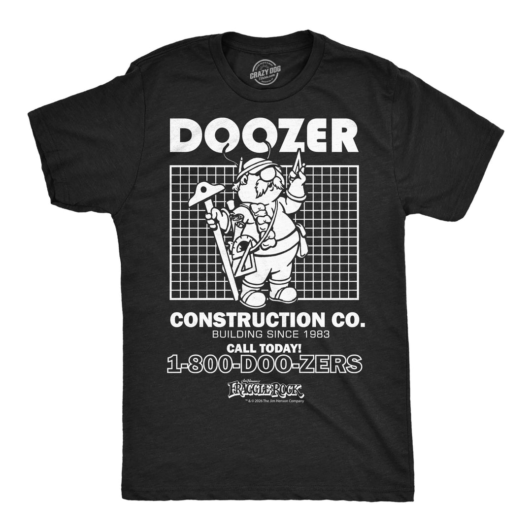 Funny Heather Black - Doozer Construction Co Doozer Construction Co Mens T Shirt Nerdy TV & Movies retro Tee