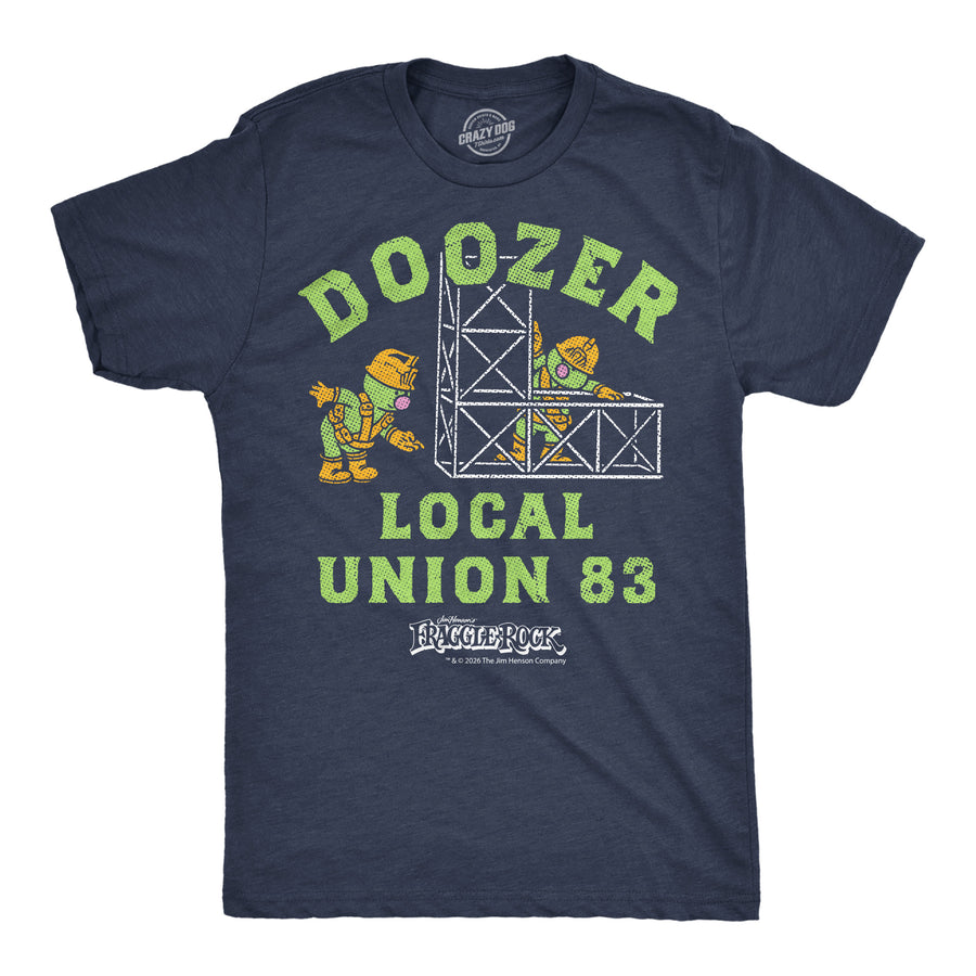 Funny Heather Navy - Doozer Local Union Doozer Local Union 83 Mens T Shirt Nerdy Tv & Movies Tee