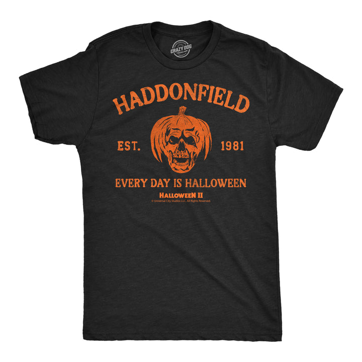 Funny Heather Black - Haddonfield Every day Haddonfield Every Day Is Halloween Mens T Shirt Nerdy Halloween TV & Movies Tee