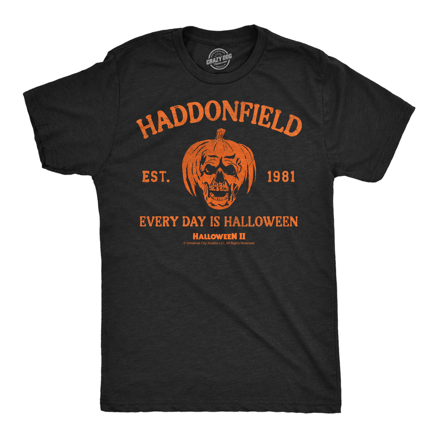 Funny Heather Black - Haddonfield Every day Haddonfield Every Day Is Halloween Mens T Shirt Nerdy Halloween TV & Movies Tee