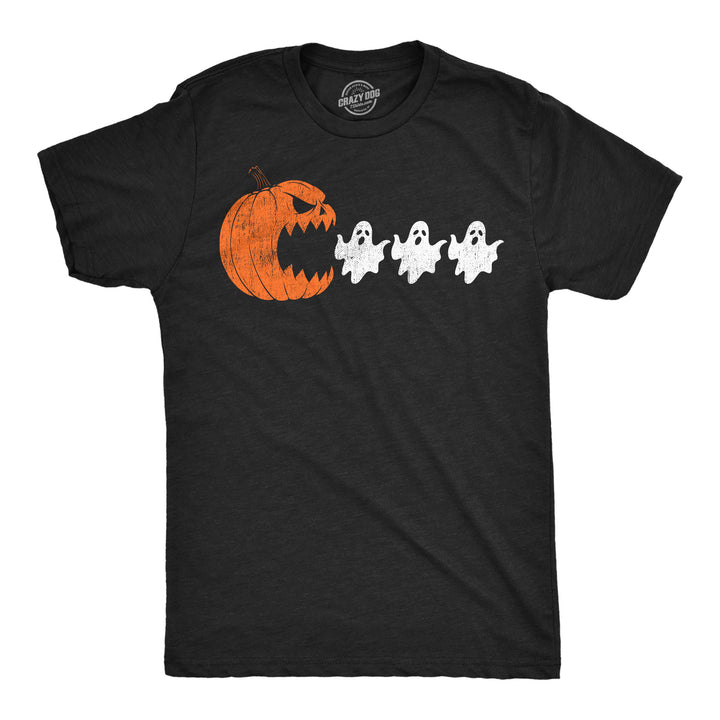 Funny Heather Black - Halloween Gamer Halloween Gamer Mens T Shirt Nerdy Halloween Video Games Tee