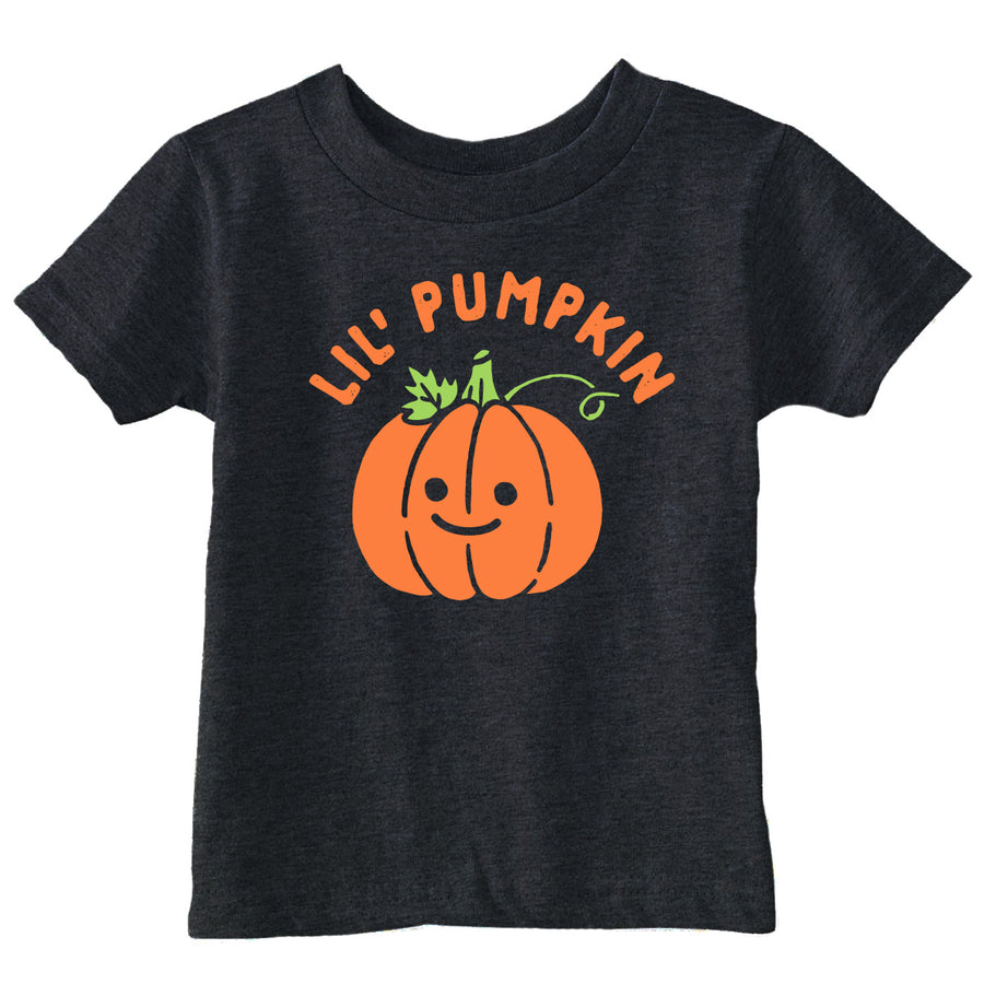 Funny Heather Black - Lil Pumpkin Lil Pumpkin Toddler T Shirt Nerdy Halloween Tee