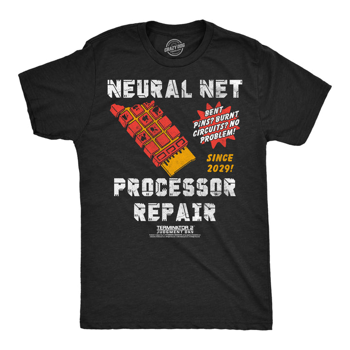 Funny Heather Black - Neural Net Processor Repair Neural Net Processor Repair Mens T Shirt Nerdy TV & Movies Tee
