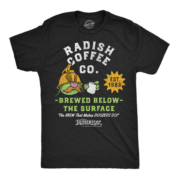 Funny Heather Black - Radish Coffee Co Radish Coffee Co Mens T Shirt Nerdy Tv & Movies coffee Tee