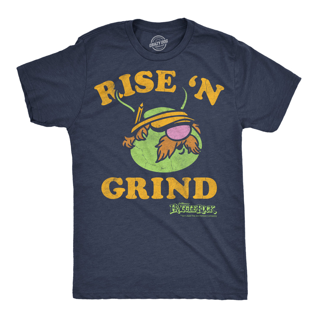 Funny Heather Navy - Rise N Grind Doozer Rise N Grind Doozer Mens T Shirt Nerdy TV & Movies retro Tee