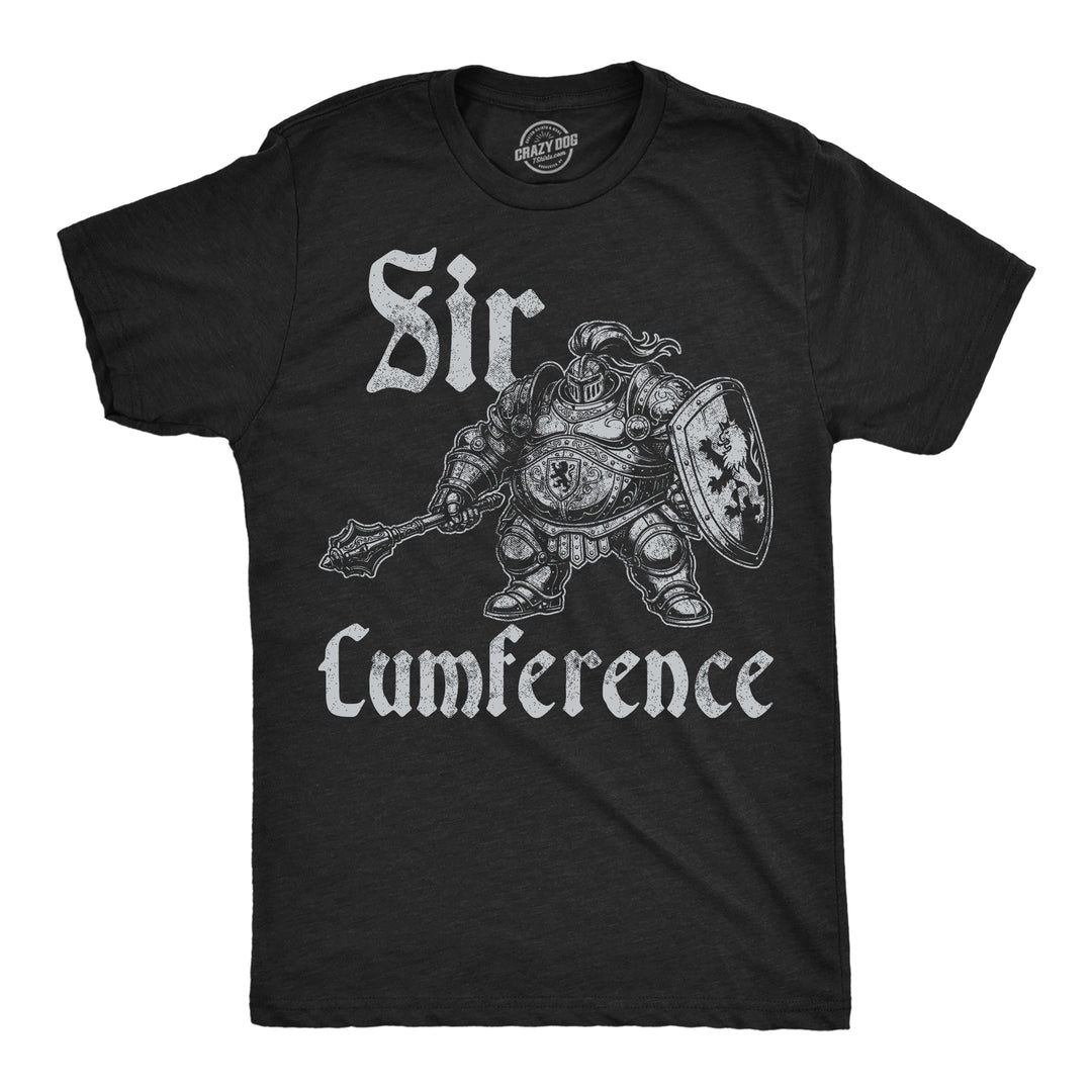Funny Heather Black - Sir Cumference Sir Cumference Mens T Shirt Nerdy blank Tee