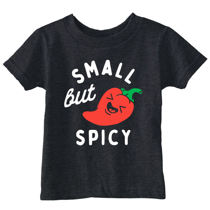 Funny Heather Black - Small But Spicy Small But Spicy Toddler T Shirt Nerdy food Tee