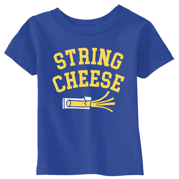 Funny Heather Royal - String Cheese String Cheese Toddler T Shirt Nerdy Tee