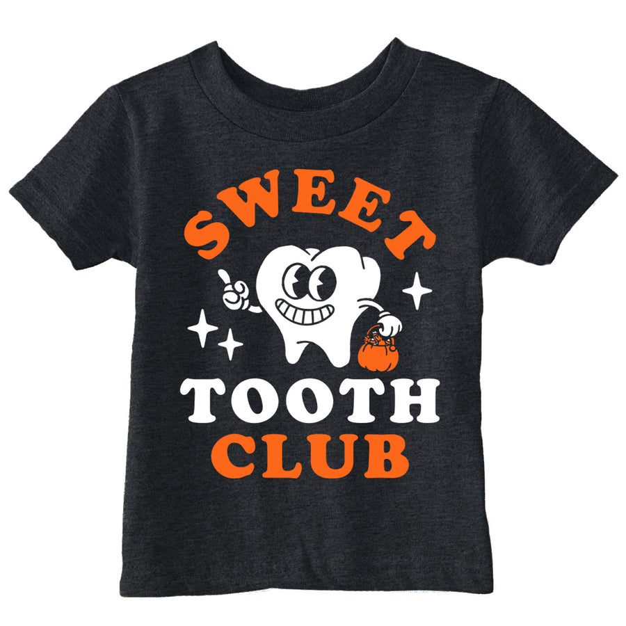 Funny Heather Black - Sweet Tooth Club Sweet Tooth Club Toddler T Shirt Nerdy Halloween Tee