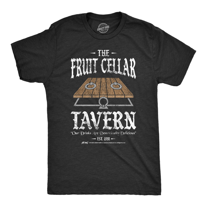 Funny Heather Black - Fruit Cellar Tavern The Fruit Cellar Tavern Mens T Shirt Nerdy Halloween TV & Movies Tee