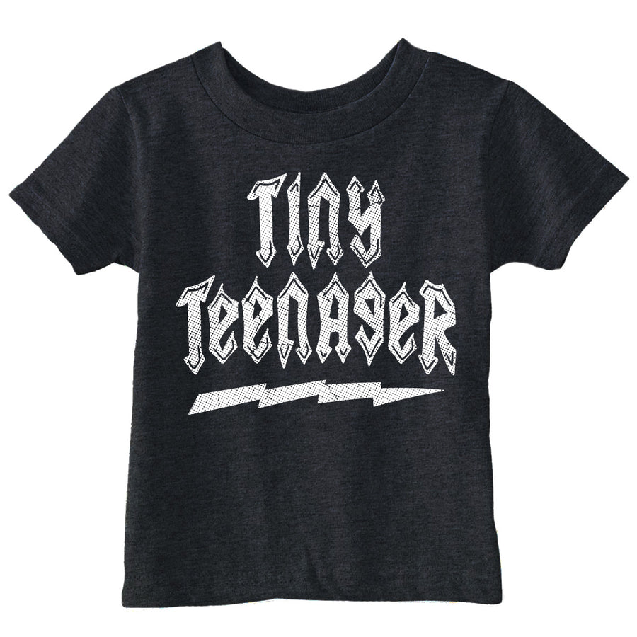 Funny Heather Black - Tiny Teenager Tiny Teenage Toddler T Shirt Nerdy blank Tee