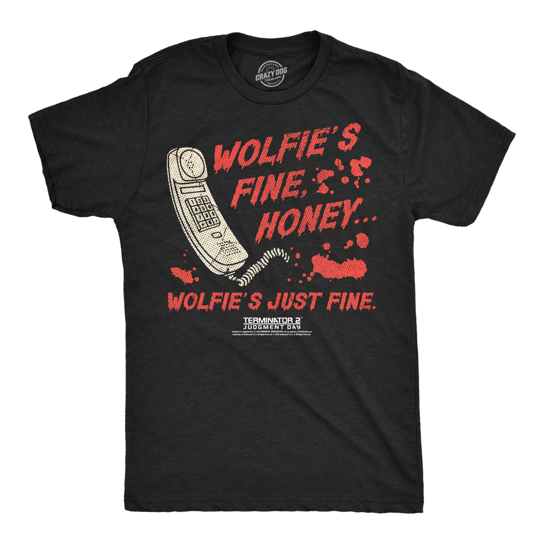 Funny Heather Black - Wolfies Fine Honey Wolfies Fine Honey Mens T Shirt Nerdy TV & Movies Tee