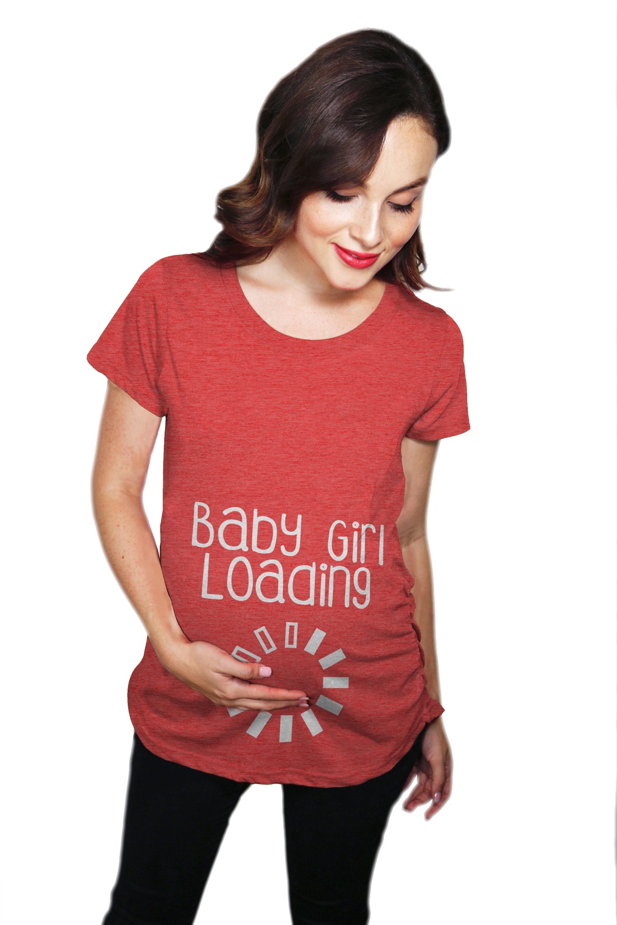 Baby Girl Loading Maternity T Shirt
