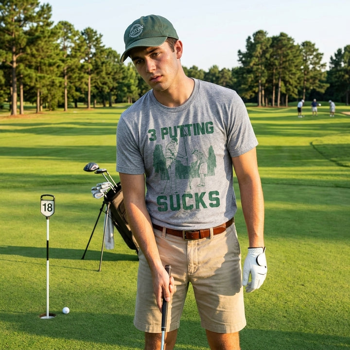 3 Putting Sucks Men's T Shirt