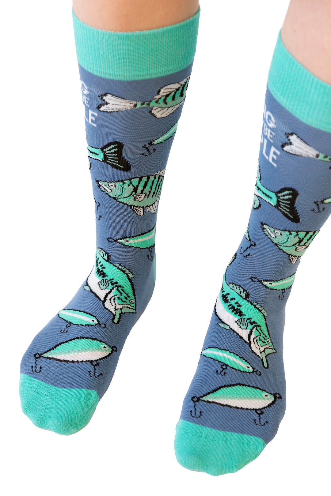 I Like Fishing And Maybe 3 People Socks