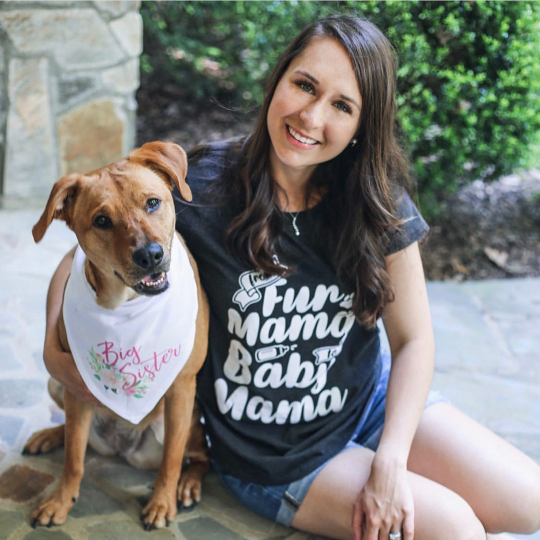 From Fur Mama To Baby Mama Maternity T Shirt