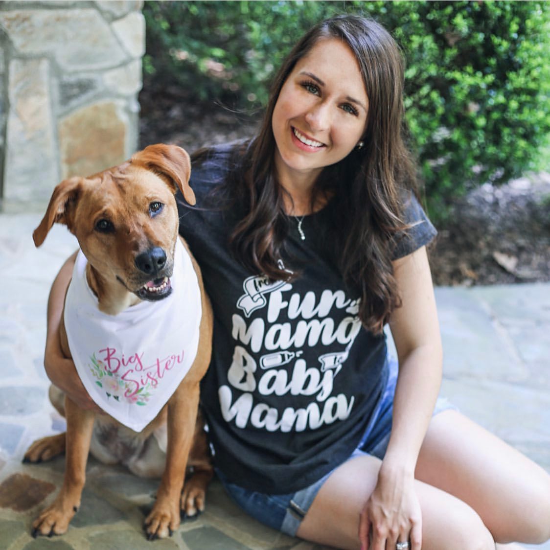 From Fur Mama To Baby Mama Maternity T Shirt - Crazy Dog T-Shirts